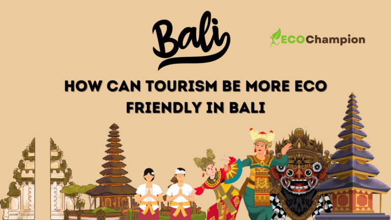 tourism be more eco-friendly in Bali